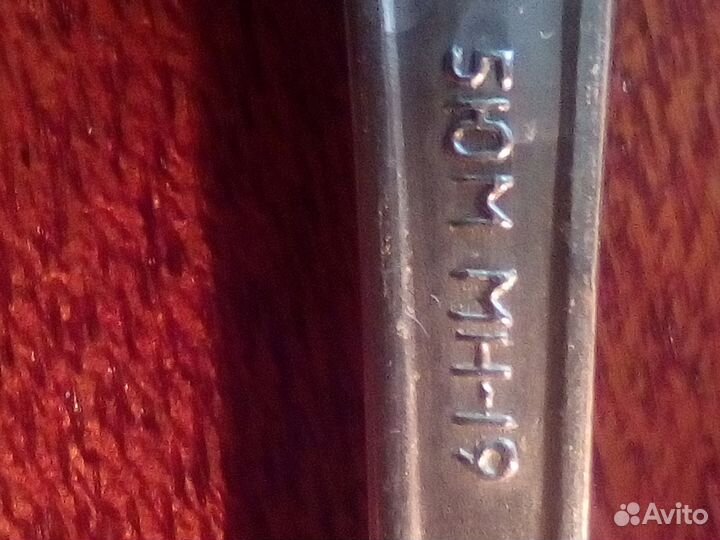 12 ложек - позолоченных мельхиоровых