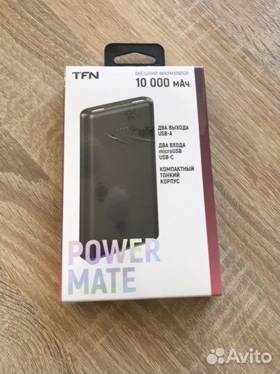 Новый внешний аккумулятор TFN Power 10000