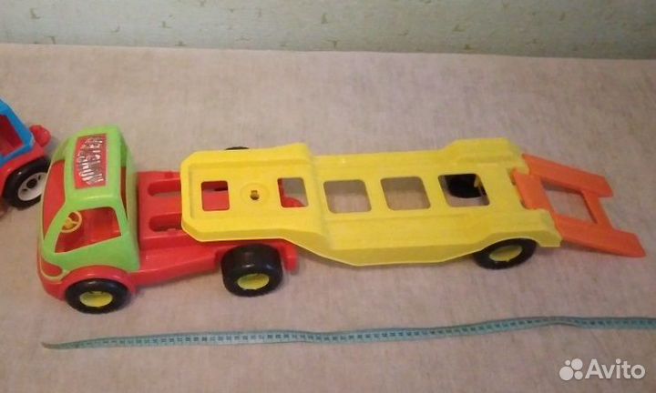 Машинка детская с прицепом