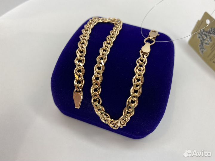 Золотой браслет Нонна 19 см (3,29 гр)