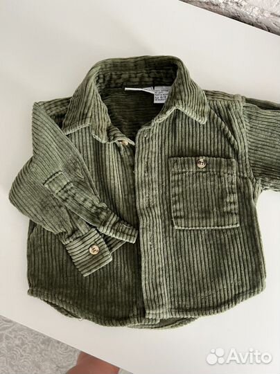 Вельветовая рубашка европейского бренда Kiks