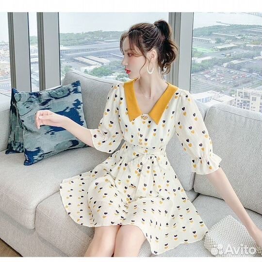 Летнее платье для беременных и кормящих