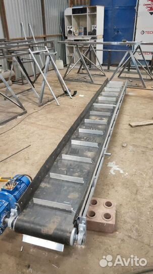 Конвеиер L-образныи под ключ