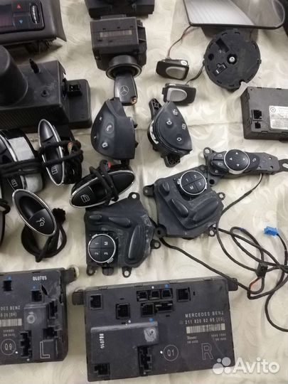 Mercedes w 211 салонная электроника, кнопки блоки