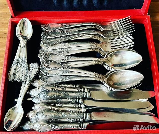 Мельхиор Зиш новый столовый набор на 12 персон