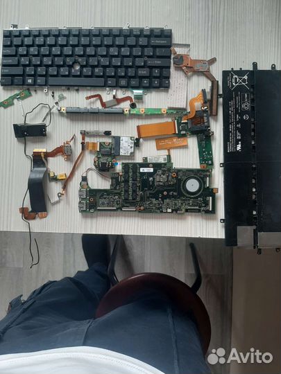 Планшет ноутбук sony на запчасти