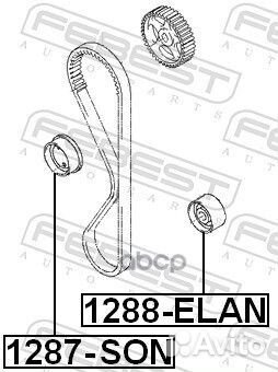 Ролик натяжной ремня грм Hyundai Elantra