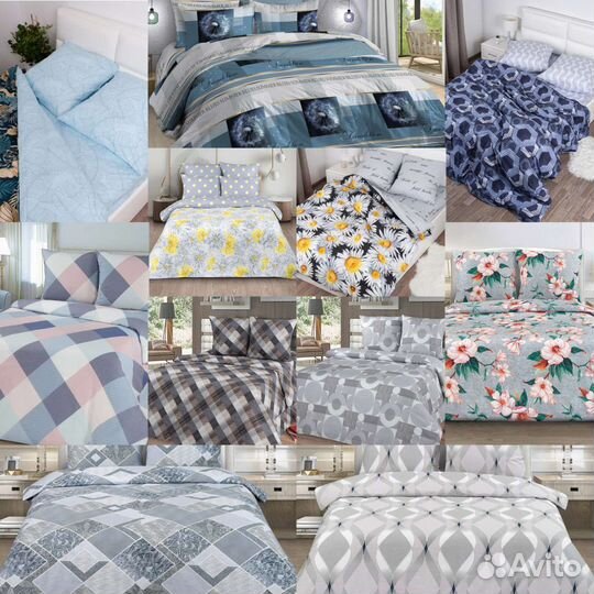 Ткани постельные бязь поплин перкаль сатин