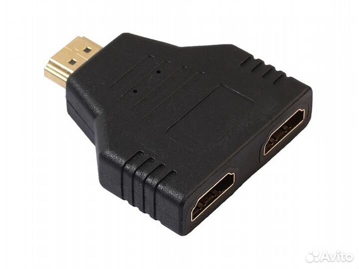Переходник-разветвитель hdmi (M) - 2xhdmi (F)