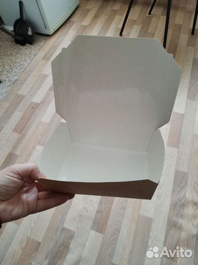 Картонные коробки ланч-бокс 1000 мл