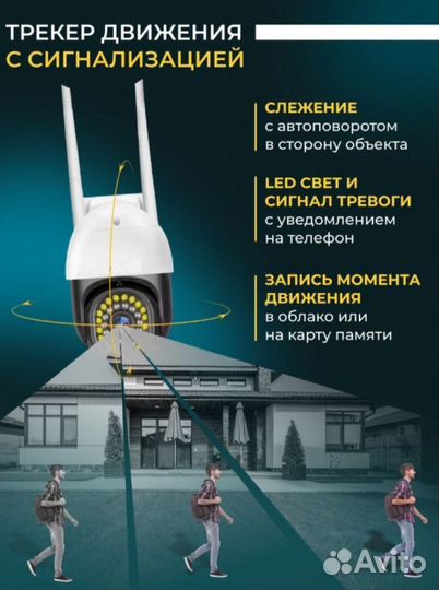 Камера видеонаблюдения уличная 4G с сим картой