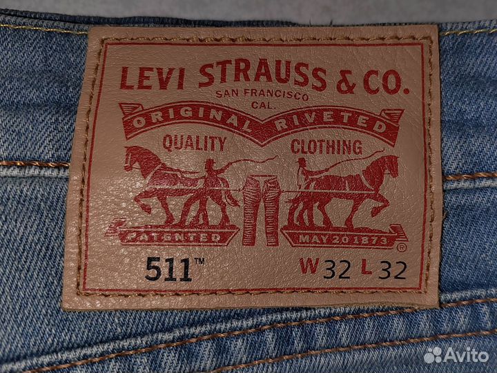 Джинсы Levis 511 W32/L32