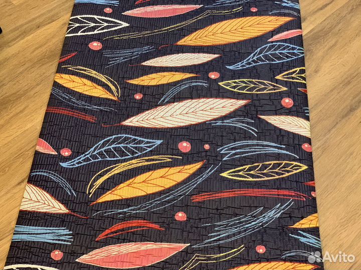 Коврик для йоги и фитнеса каучук