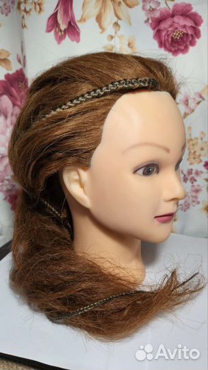 Болванка с натуральными волосами