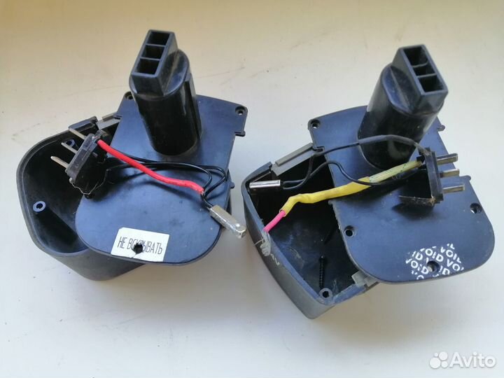 Два корпуса аккумулятора шуруповерта Интерскол 14