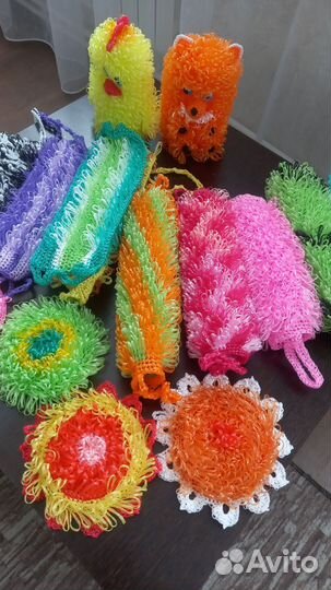 Мочалки ручной работы