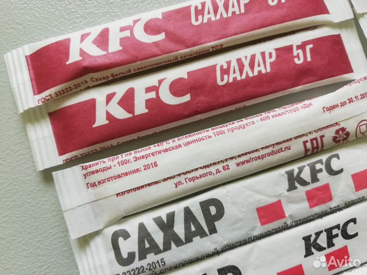 Сахар в стиках, в коллекцию