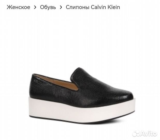 Слипоны Calvin Klein Reva оригинал женские