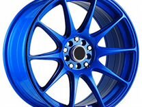 Диски колесные кованые Work стиль синие R17