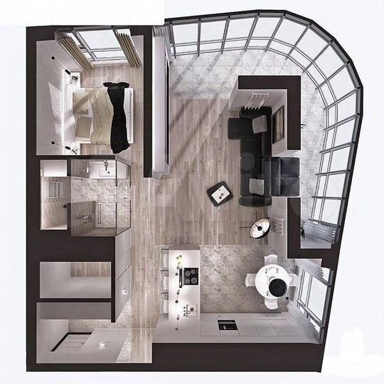 2-к. квартира, 80 м², 35/37 эт.