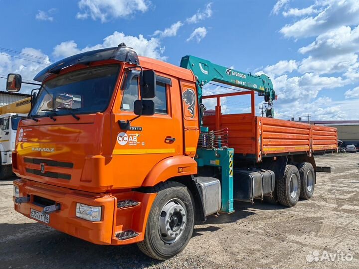 КамАЗ 65115 с КМУ, 2021