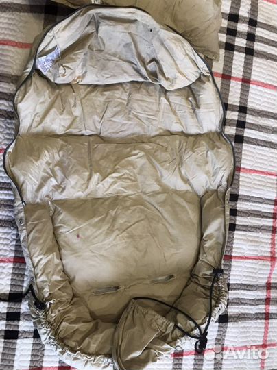 Пуховая накладка в коляску