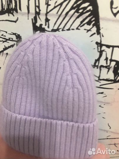 Шапки женские вязаные из ангоры