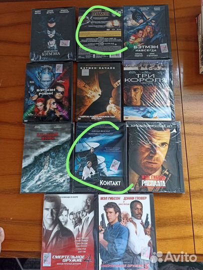 DVD двд диски, фильмы зарубежные, отечественные N3