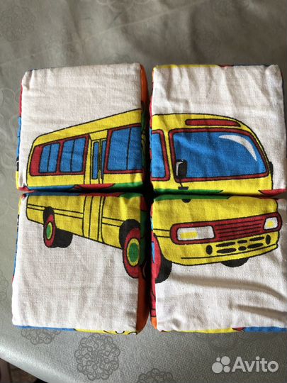 Кубики Мякиши собери картинку Животные и Транспорт