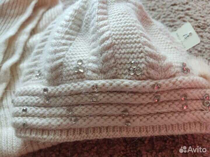 Комплект шапка и шарф