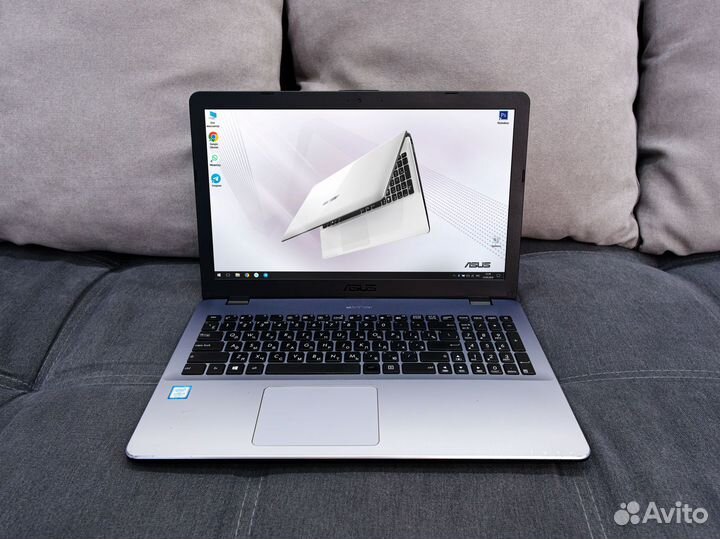 Мощный ноутбук Asus (Core i3-8130U, 8Гб RAM, HDD 1