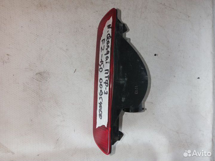 Фонарь противотуманный задний Nissan Qashqai