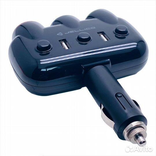 Азу jellico SC-80 3in1 разветвитель на 3 порта BK