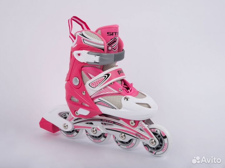 Ролики sitis Polly Pink-White Ros49