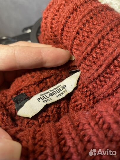 Свитер теплый Pull and Bear S