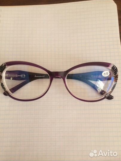 Очки -4 диоптрий