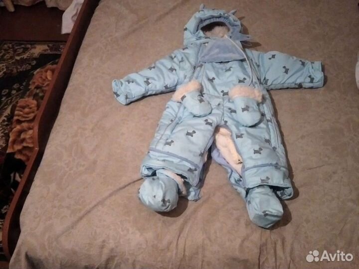 Детский зимний комбинезон