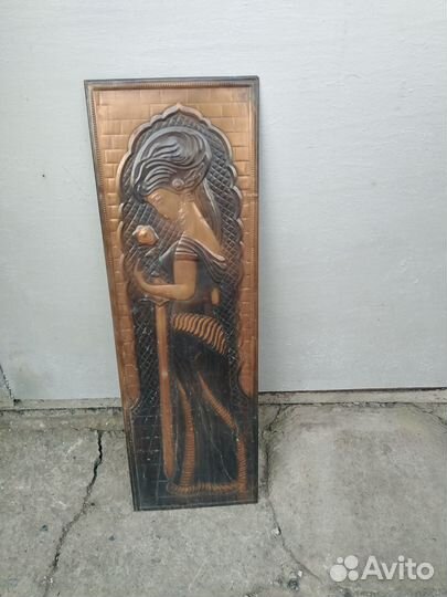 Картины чеканки времен СССР