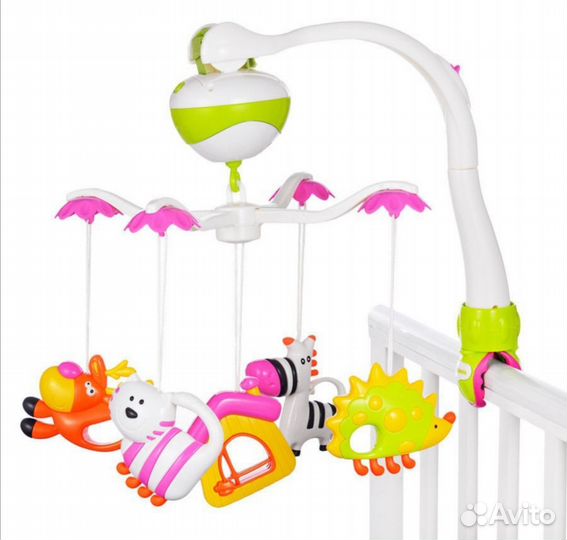 Детский музыкальный мобиль на кроватку 