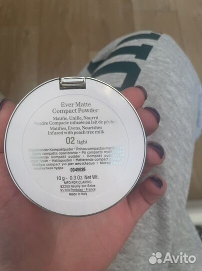 Пудра clarins 02 light