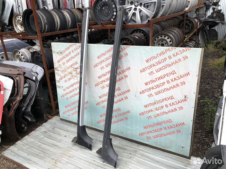 Накладки на пороги (наружные) Дастер 1