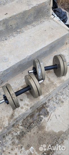 Гантели разборные