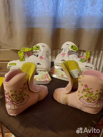 Коньки детские раздвижные.Oxelo. 29-32