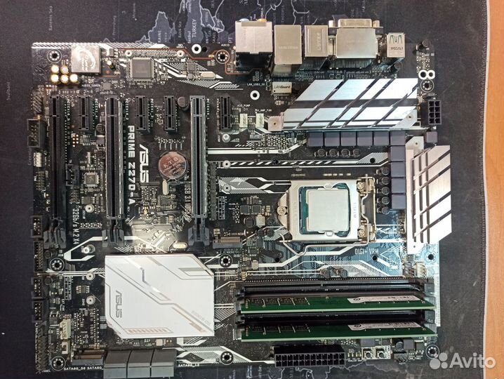 Intel core i5 9600k + asus z270-a + 16 гб