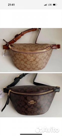 Поясная сумка coach