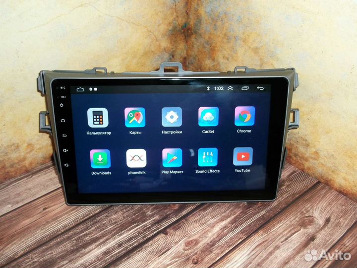 Магнитола Toyota Corolla E150 Android GPS WiFi
