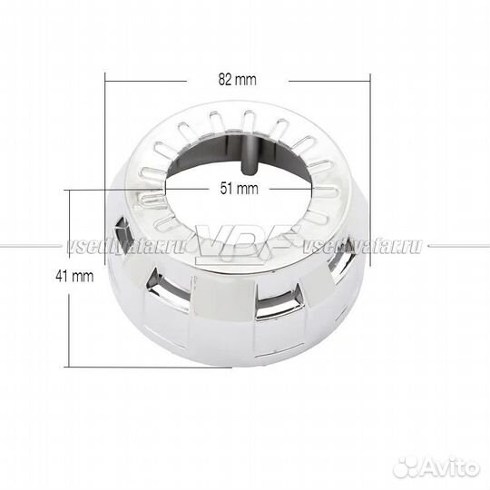Бленда (маска) для линз 2.0 дюйма (круглая)