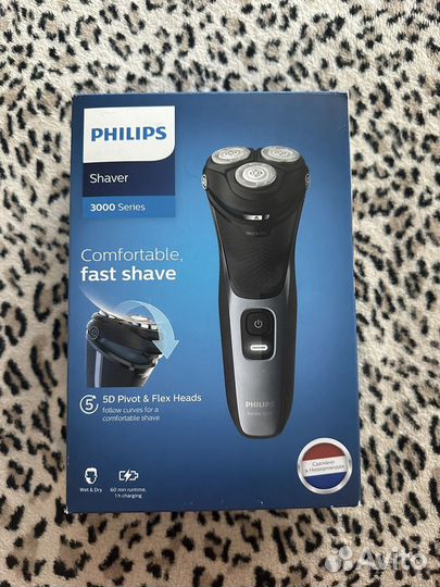 Бритва электрическая philips shaver 3000 series