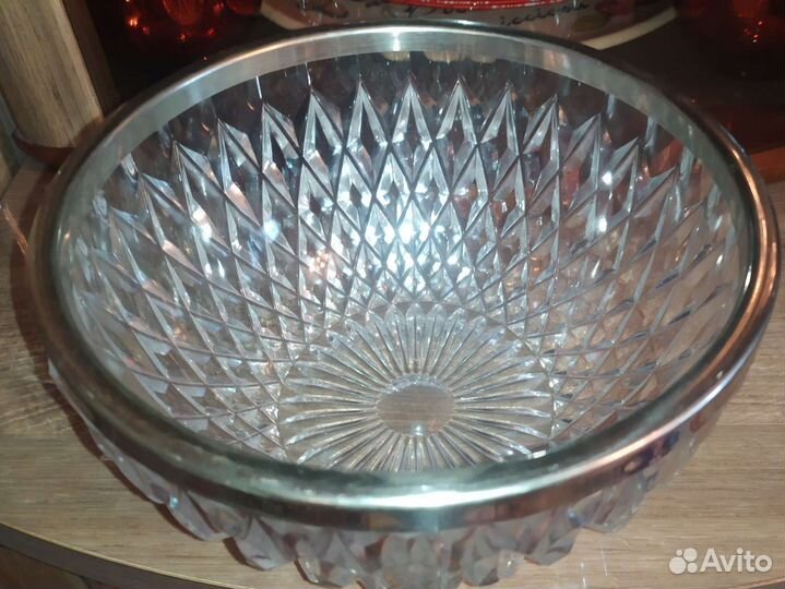 Салатник хрустальный СССР