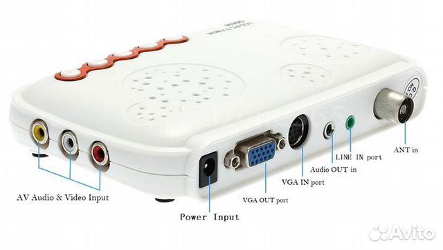 Тв-приставка M с AV на VGA